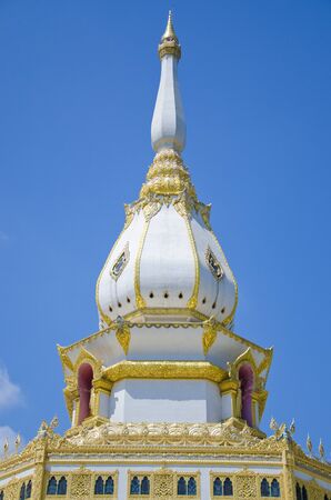 Art Thai style in temple Wat Phra Mahathat Chedi Chaimongkolの写真素材