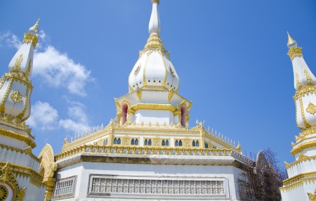 Art Thai style in temple Wat Phra Mahathat Chedi Chaimongkolの写真素材
