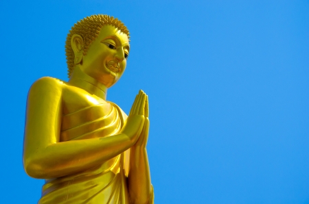 Statue of Buddha in Thailandの写真素材