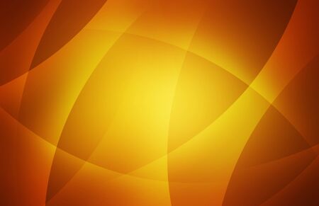 Orange and yellow background of abstract warm curvesの写真素材