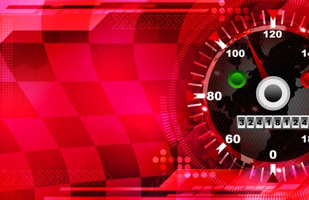Speed red  abstractの写真素材