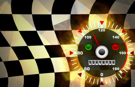 Speed red abstract backgroundの写真素材