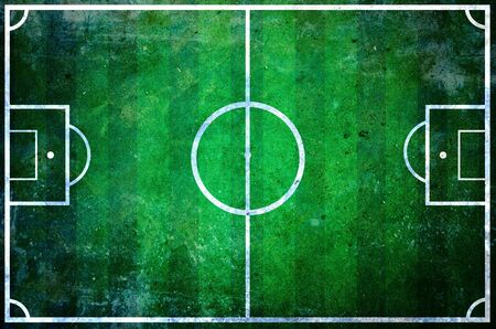 Grunge football field texture backgroundの写真素材