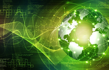 Green Earth technology Backgroundの写真素材