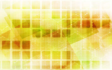 Abstract bright background in yellow, orange and brown tonesの写真素材