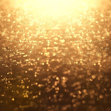 Golden light backgroundの写真素材