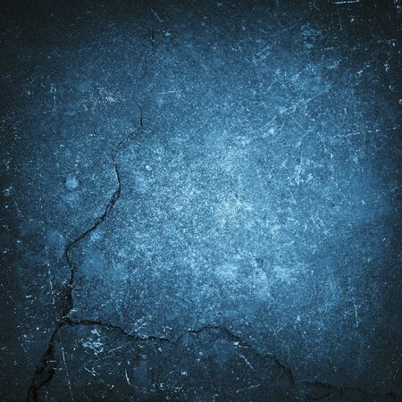 Grunge blue wall background or textureの写真素材
