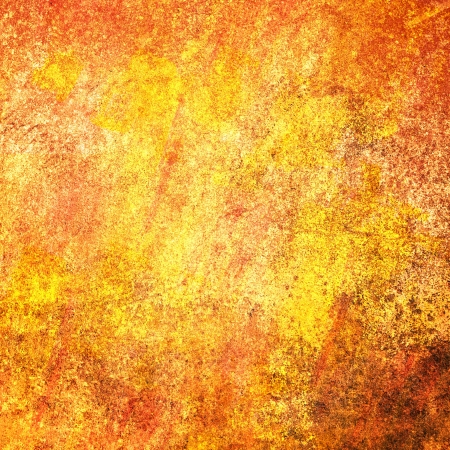 Yellow wall with cracks and peeling paint in grungeの写真素材