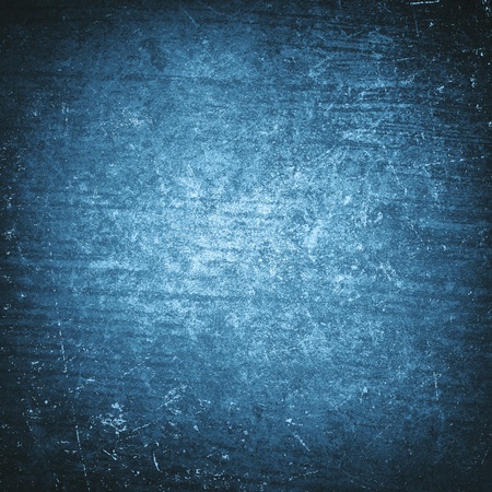 Grunge blue wall background or textureの写真素材