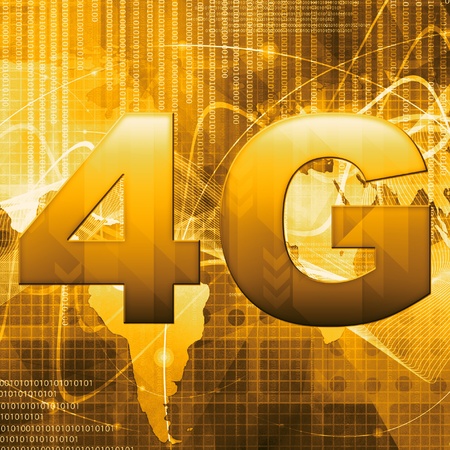 4G wallpaper の写真素材
