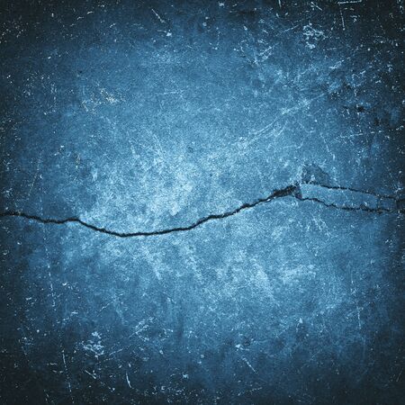 Grunge blue wall background or textureの写真素材