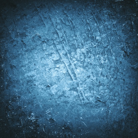 Grunge blue wall background or textureの写真素材