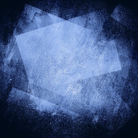 Grunge blue wall background or textureの写真素材