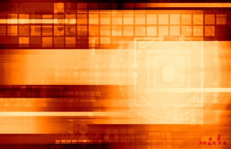 Virtual Technology Backgroundの写真素材