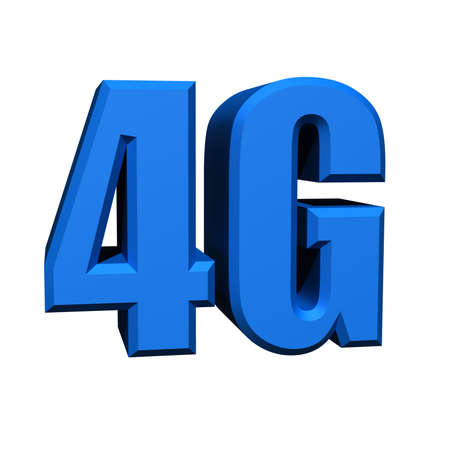 4G 3d symbolの写真素材