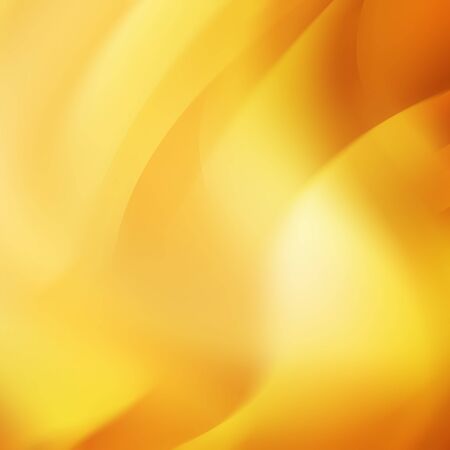 Orange and yellow background of abstract warm curvesの写真素材