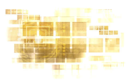 Virtual Technology Backgroundの写真素材