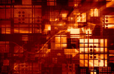 graphics created with technologyの写真素材