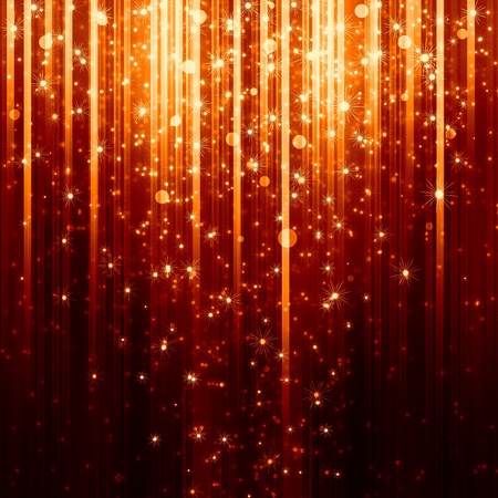 golden background with shiny lightsの写真素材