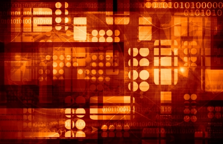 graphics created with technologyの写真素材
