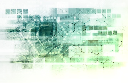 Science Research as a Concept for Presentationの写真素材