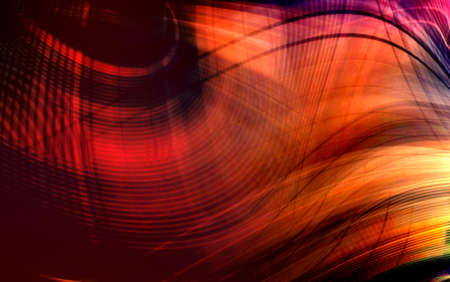 abstract stripes and lines on a dark backgroundの写真素材