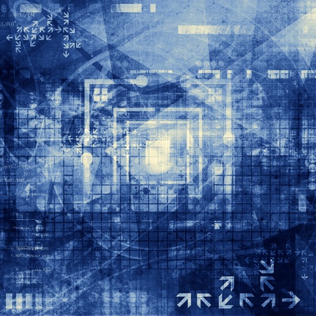Dark technology backgroundの写真素材