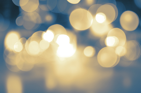 Abstract circular bokeh background of Christmaslightの写真素材