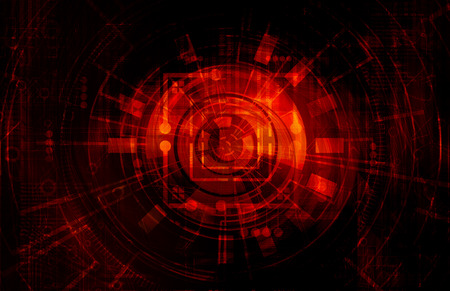 Dark technical backgroundの写真素材