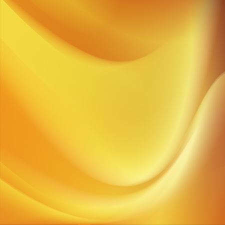 Orange and yellow background of abstract warm curvesの写真素材