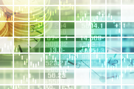 Finance data conceptの写真素材