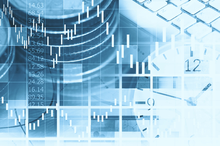 Finance data conceptの写真素材