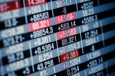 Finance data conceptの写真素材