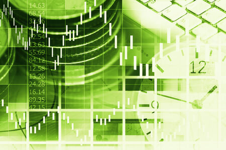 Finance data conceptの写真素材