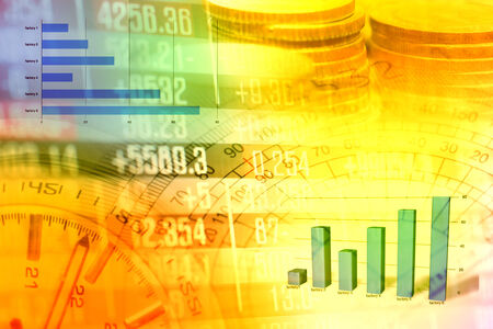 Finance data conceptの写真素材