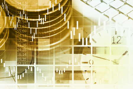 Finance data conceptの写真素材
