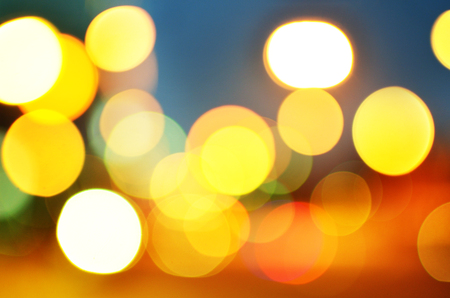 Abstract circular bokeh background of Christmaslightの写真素材