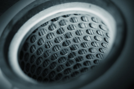 close up air intake filter 