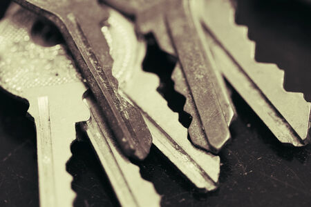 the old key on the old texturedの写真素材