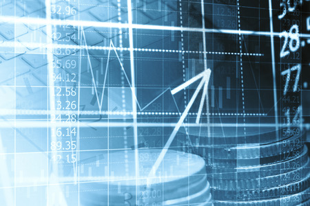 Finance data concept Finance data concept