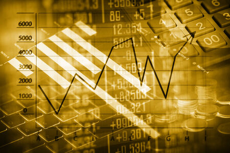 Finance data conceptの写真素材