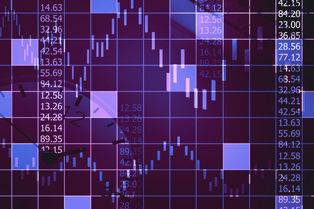 stock market chartの写真素材