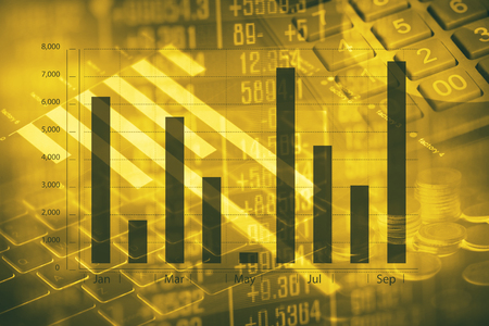 Finance data conceptの写真素材