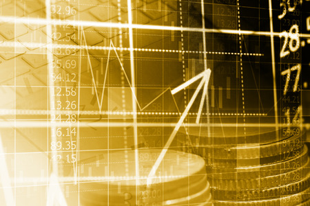 Finance data conceptの写真素材