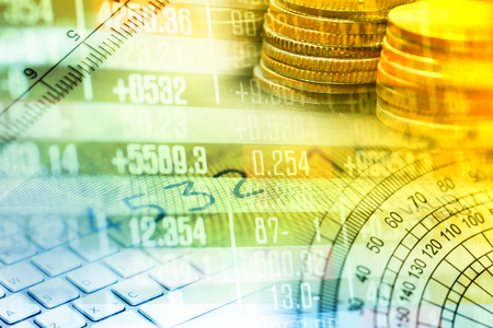Finance data conceptの写真素材