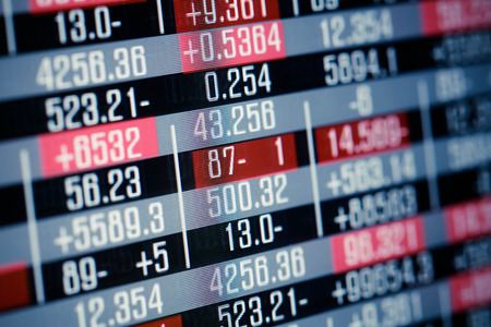 Finance data conceptの写真素材