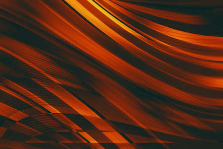 abstract stripes and lines on a dark backgroundの写真素材