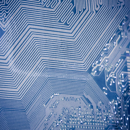 close-up of electronic circuit board