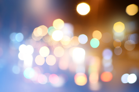Abstract circular bokeh background of Christmaslightの写真素材