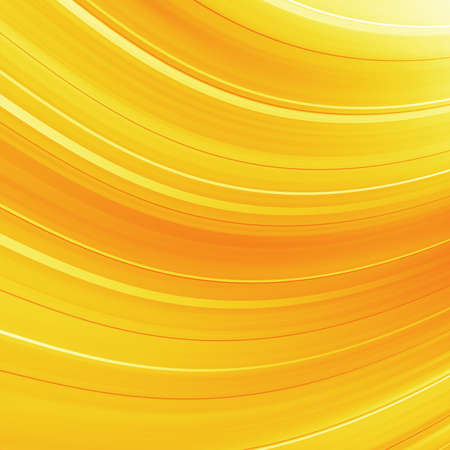 Orange and yellow background of abstract warm curvesの写真素材